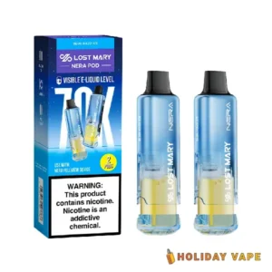 Blue Raz Ice - Lost Mary NERA 70K Puffs - Disposable Vape (Only Pod)