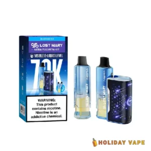 Blue Razz Ice - Lost Mary NERA 70K Puffs - Disposable Vape (Full Kit)