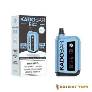 Clear - Kado Bar Rizz 5% 25K Puffs - Disposable Vape