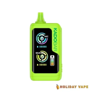 Sour Apple Hard Candy - Kado Bar Sour & Nic Control 40K Puffs - Disposable Vape