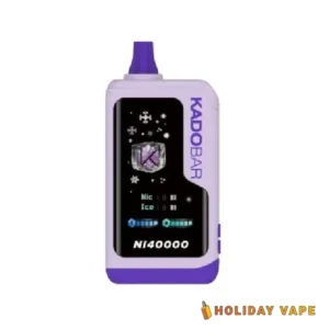 Iced Blackberry Pop - Kado Bar NI40K Ice + Nic Control - Disposable Vape