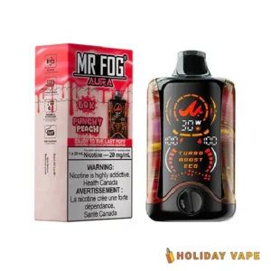 Punchy Peach - Mr Fog Aura 60k Puffs - Disposable Vape