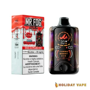 Wave Strawberry - Mr Fog Aura 60k Puffs - Disposable Vape
