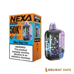 Blue Razz Ice Nexa Ultra II 50K Puffs Disposable Vape