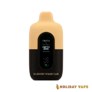 Blueberry Pound Cake Fruitia X Fifty Bar 20,000 Puffs Disposable Vape