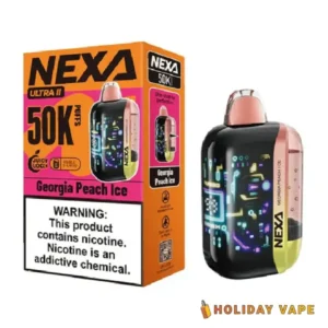 Georgia Peach lce Nexa Ultra II 50K Puffs Disposable Vape