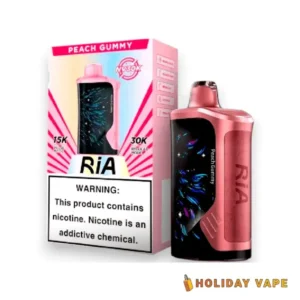 Peach Gummy RIA NV30K Disposable Vape by GEEK BAR