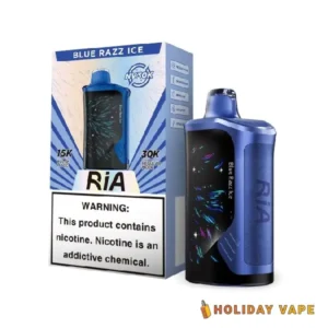 RIA NV30K Blue Razz Ice - Geek Bar Disposable Vape