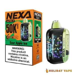 Sour Apple lce Nexa Ultra II 50K Puffs Disposable Vape