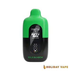 Sour Rainbow Fruitia X Fifty Bar V2 20K Puffs Disposable Vape