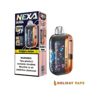Strawberry Banana Nexa Ultra 50,000 Puffs Disposable Vape