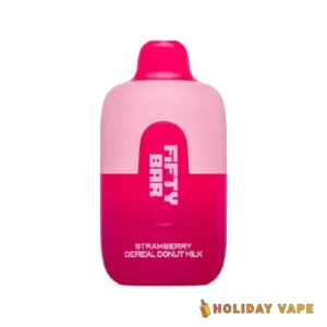Strawberry Cereal Donut Milk Fifty Bar V2 20K Disposable Vape - 5 % NIC