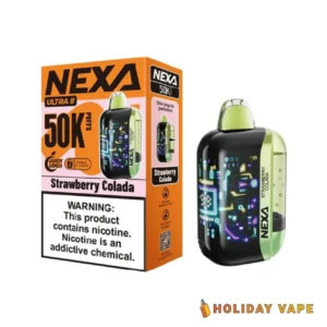 Strawberry Colada Nexa Ultra II 50K Puffs Disposable Vape