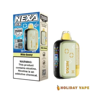 White Gummy Nexa Pix 35K Puffs Disposable Vape