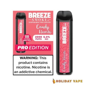 Candy Hearts - Breeze Pro 2000 Puffs - 5% NIC - Disposable Vape