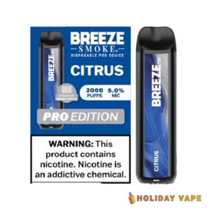 Citrus - Breeze Pro 2000 Puffs - 5% NIC - Disposable Vape