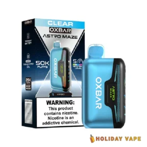 Clear Oxbar Astro Maze 50K Disposable Vape