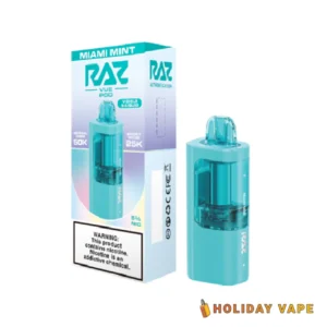 Miami Mint Raz Vue 50K Puffs Disposable (Pod Only)
