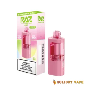 Strawberry Blast Raz Vue 50K Puffs Disposable (Pod Only)