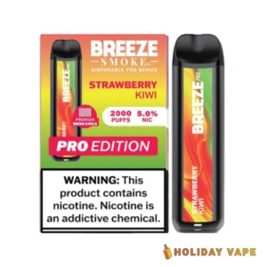 Strawberry Kiwi - Breeze Pro 2000 Puffs - 5% NIC - Disposable Vape