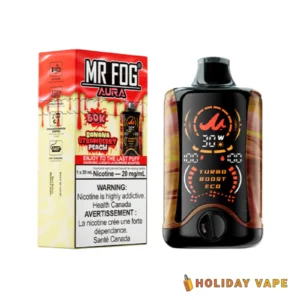 Banana Strawberry Peach - Mr Fog Aura 60k Puffs - Disposable Vape
