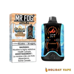 Blue Coconut - Mr Fog Aura 60K Puffs - Splash Edition - Disposable Vape