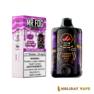 Grape Blow Pop - Mr Fog Aura 60k Puffs - Disposable Vape