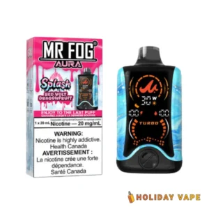 Red Volt Dragonfruit - Mr Fog Aura 60K Puffs - Splash Edition - Disposable Vape