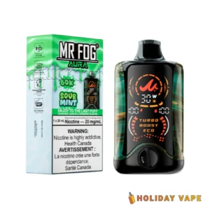 Sour Mint - Mr Fog Aura 60k Puffs - Disposable Vape