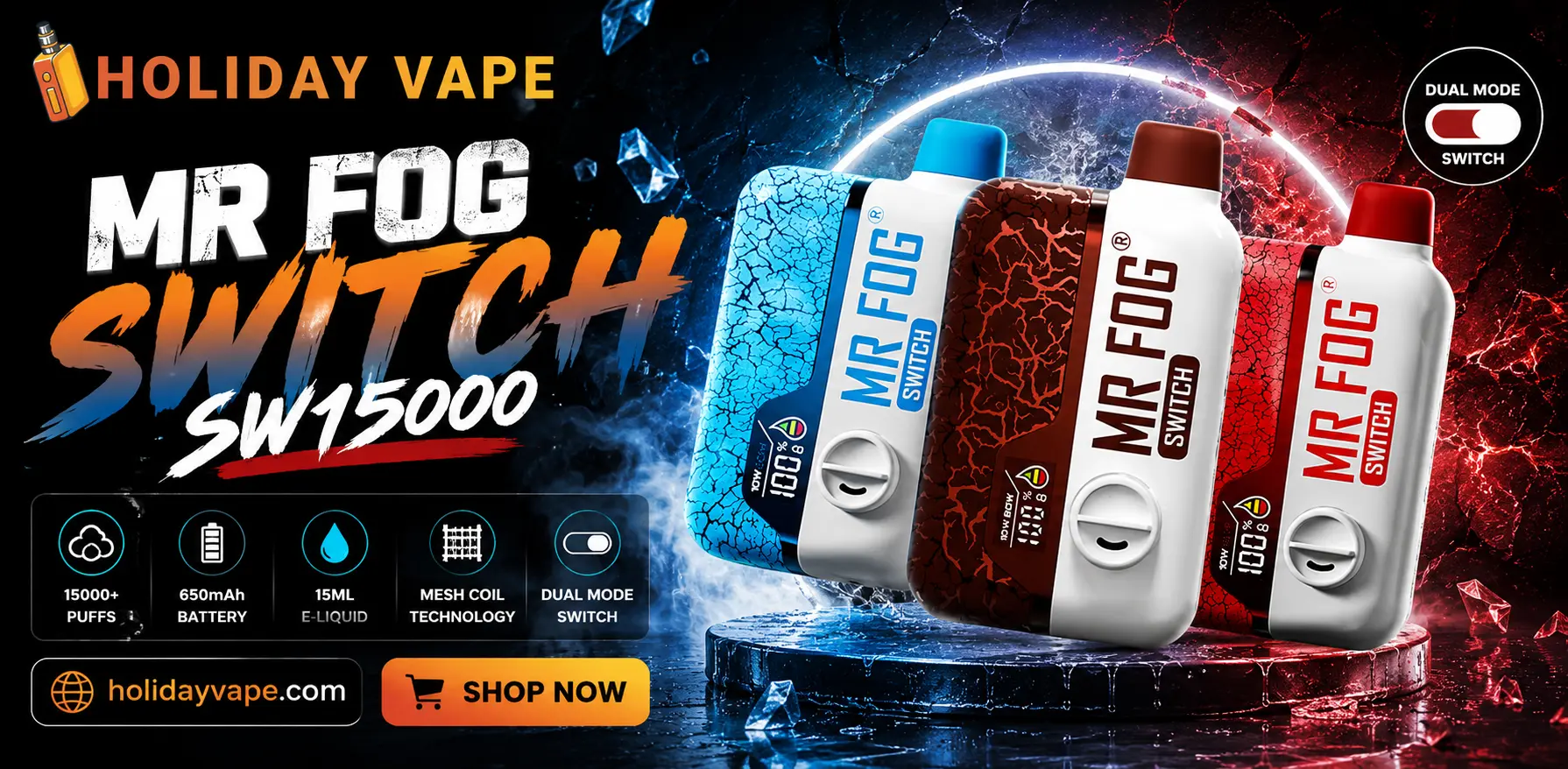 mr fog switch 15000 review SW15000 Review: Specs & Verdict Flavor:Cool Mango Geek Bar Pulse Disposable led fog light upgrade